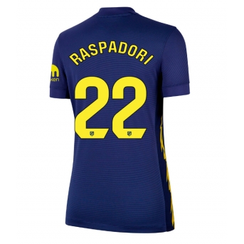 Atletico Madrid Giacomo Raspadori #22 Maglia Gara Trasferta Repliche 2025-26 Donna Maniche Corte